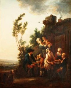 Le colporteur - Francois Louis Joseph Watteau