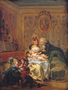 La satisfaction du mariage ou, La famille heureuse - Francois Louis Joseph Watteau