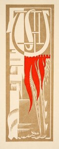 Illustration graphique de Prométhée Enchaîné par Eschyle, pub. 1941 - Francois Louis Schmied