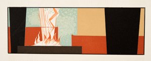Illustration graphique de Prométhée Enchaîné par Eschyle, pub. 1941 - Francois Louis Schmied