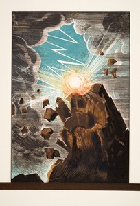 Illustration de Prométhée Enchaîné par Eschyle, pub. 1941 - Francois Louis Schmied