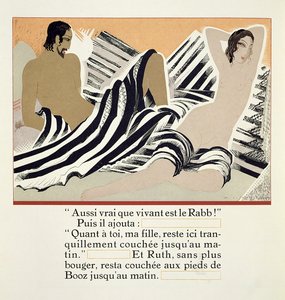 Ruth reposant aux pieds de Boaz, de 
