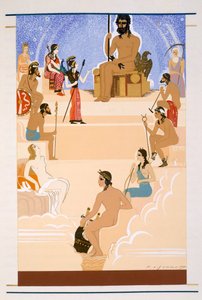 Le culte de Zeus, une illustration de 