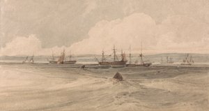 Vue de Sheerness - Francois Louis Thomas Francia