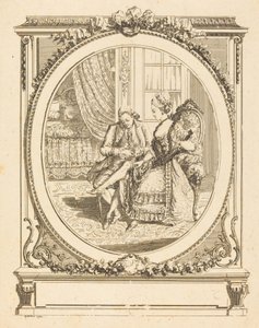 La jarretière - Francois Marie Isidore Queverdo
