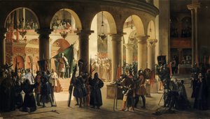 Godefroy de Bouillon dépose dans l