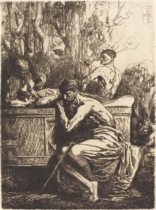 Méditation - Francois Nicolas Chifflart