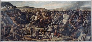 La bataille de Cannes - Francois Nicolas Chifflart