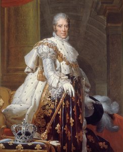 Portrait de Charles X en costume sacré, c.1825 - Francois Pascal Simon (studio of) Gerard