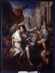 Monseigneur de Belsunce pendant la peste de Marseille - Baron François Pascal Simon Gérard