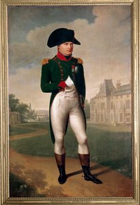 Portrait de Napoléon Bonaparte (1769-1821) devant le château de Malmaison - Baron François Pascal Simon Gérard