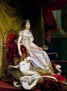 Joséphine de Beauharnais, première épouse de Napoléon Bonaparte en costume de couronnement - Francois Pascal Simon Gerard