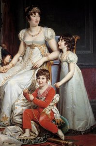 Portrait de Marie-Annonciade dite Caroline Bonaparte - Francois Pascal Simon Gerard