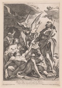 Saint Roch guérissant les pestiférés - Francois Perrier