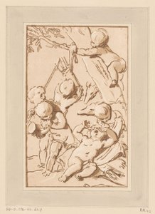 Amours au repos après la chasse - Francois Philippe Charpentier