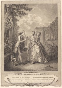 La promenade du soir - Francois Robert Ingouf after Sigmund Freudenberger