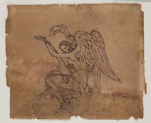 Figure allégorique avec luth, vers 1825 - Francois Rude