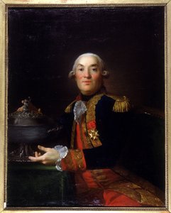 Portrait de Georges Peville le Pelley. Corsaire, officier de marine, amiral, ministre de la marine. - Francois Valentin Gazard
