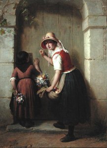 Les Vendeurs de Fleurs - Francois Verheyden