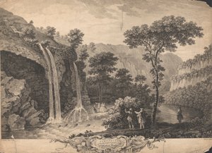 Une perspective de cette belle cascade en dessous de Matlock Bath - Francois Vivares