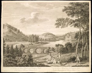 Vue de Stour Head dans le Wiltshire