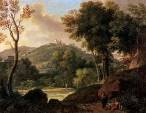 La campagne autour de Florence, Italie, fin 18e-début 19e siècle - Francois Xavier Fabre