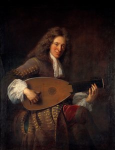 Portrait de Charles Mouton, luthiste - Francois de Troy