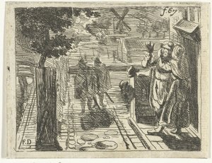 Femme embrassant un homme devant une maison au bord d