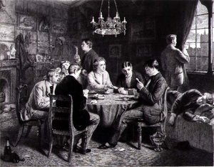 Rêverie - Une voix de loin, gravée par Robert W. Macbeth (1848-1910) pub. par Thomas McLean