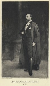 Le Prince de Galles, le futur roi Édouard VII, en tant que Bencher du Middle Temple - Frank (after) Holl