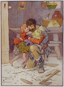 Hansel et Gretel reviennent, illustration de 