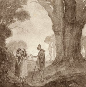 Illustration pour The Scholar-Gipsy de Matthew Arnold - Frank Adams