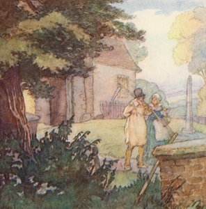 Illustration pour The Scholar-Gipsy de Matthew Arnold - Frank Adams