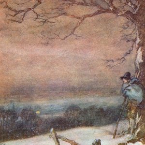 Illustration pour The Scholar-Gipsy de Matthew Arnold - Frank Adams