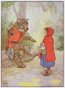 Le Petit Chaperon Rouge et le Loup, illustration de 