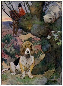Trois joyeux chasseurs