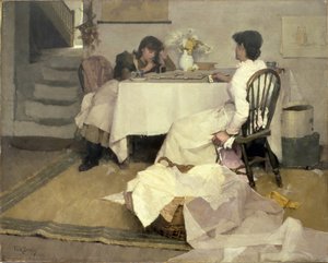 Domino!, 1886 - Frank Bramley