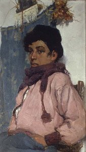 Le garçon pêcheur italien - Frank Bramley