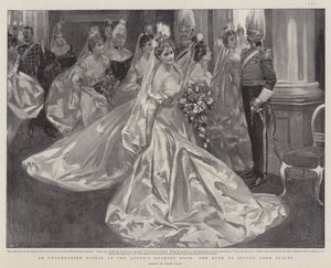 Un effet imprévu au salon de la reine, la ruée pour obtenir de bonnes places
