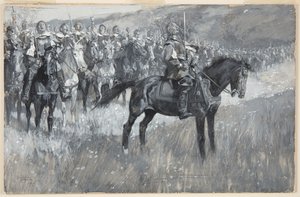 Cromwell et ses hommes chantant le 117e Psaume à la bataille de Dunbar