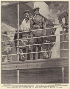Retour à la maison de Lord Roberts, sur le pont ouragan du SS Canada