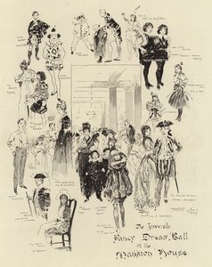 Le bal costumé des enfants à la Mansion House