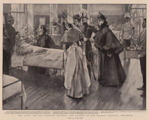 La Reine et ses Soldats Blessés, Sa Majesté à l