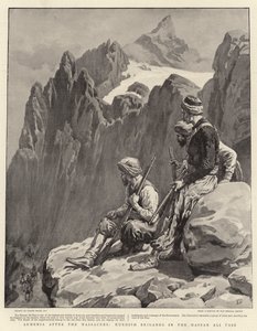Arménie après les massacres, brigands kurdes dans le col de Hassan Ali