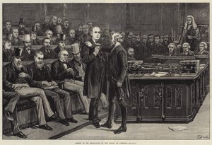 Arrestation de M. Bradlaugh à la Chambre des communes - Frank Dadd