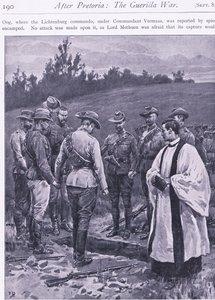 Serment de vengeance, illustration de Après Pretoria : La guerre de guérilla, 1902