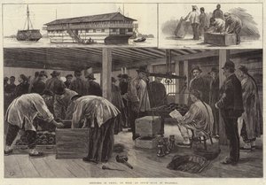 Croquis en Chine, à bord d