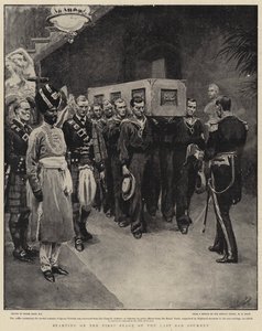 Commencer la première étape du dernier voyage triste