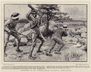 Rendez-vous ou mourrez! Police bourgeoise capturant un tireur boer - Frank Dadd