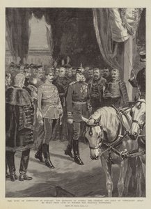 Le duc de Connaught en Hongrie, les empereurs d